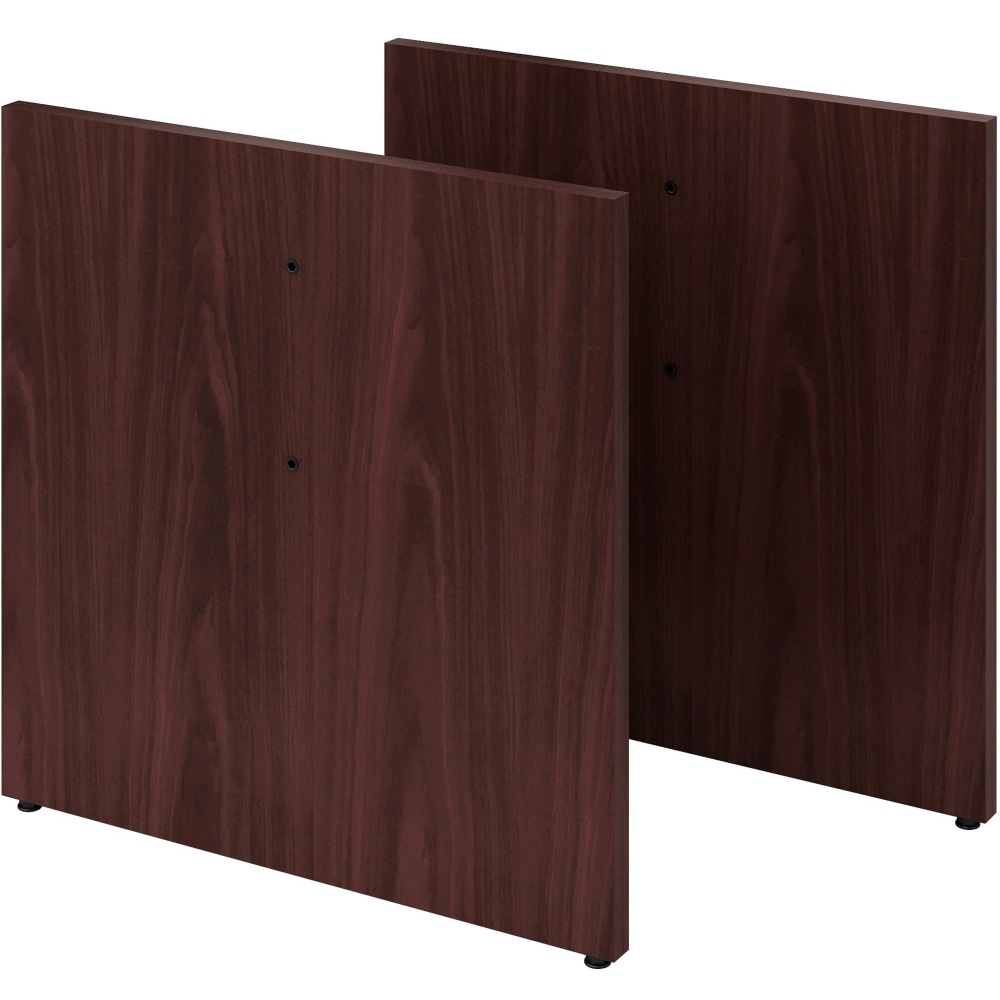 HON® Preside™ Boat-Shaped Conference Table Panel Base, Mahogany,