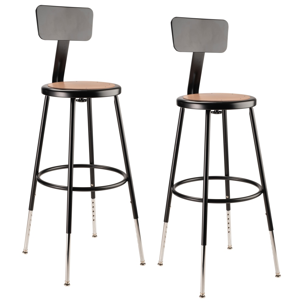 National Public Seating Adjustable Hardboard Science Stools With