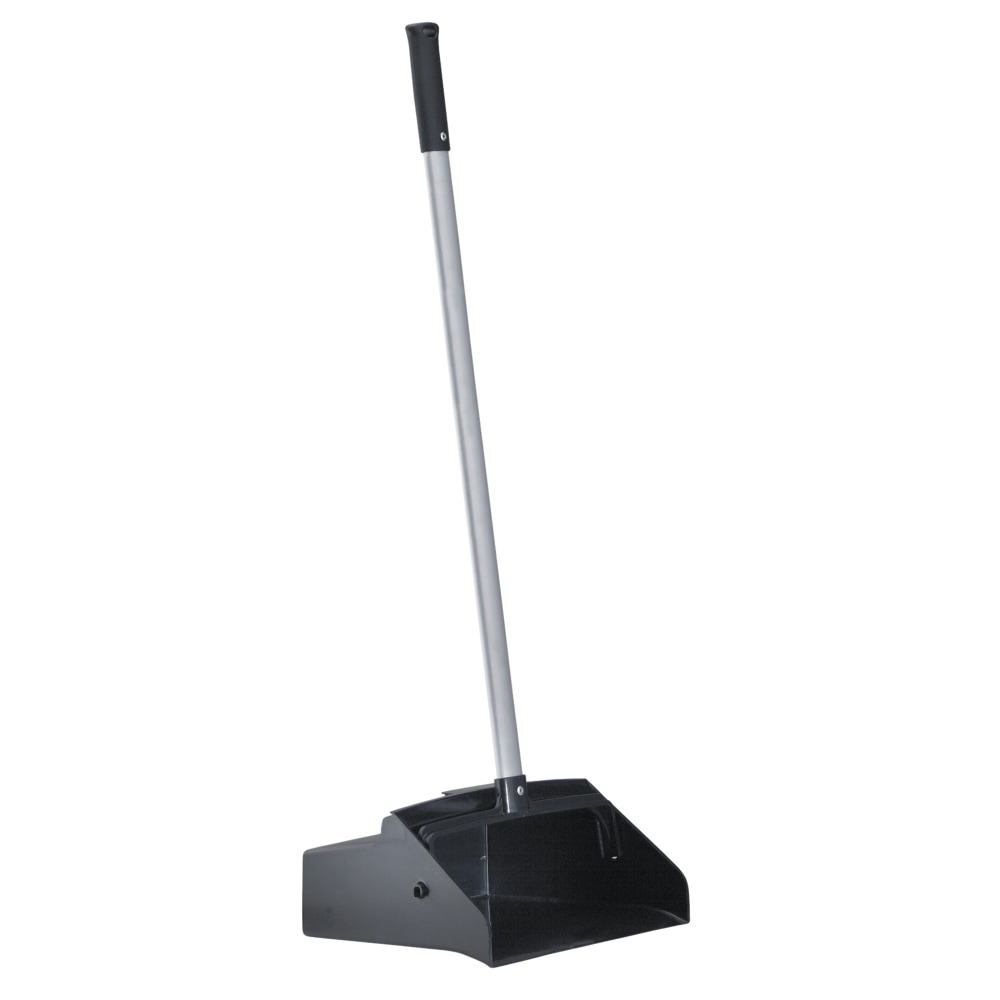 Boardwalk® Lobby Dust Pan, Plastic/Aluminum, 11 3/4" Wide,