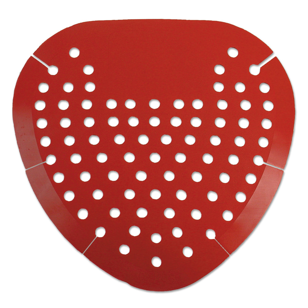 Boardwalk® Urinal Screen, Cherry Fragrance, Red, Box Of