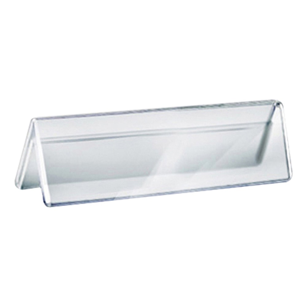 Azar Displays 2-Sided Acrylic Name Plates, 2" x