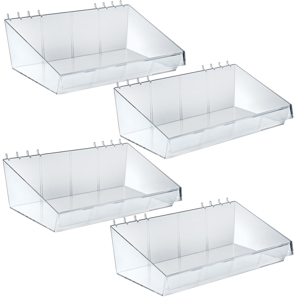 Azar Displays Divider Bins, Small Size, 4" x