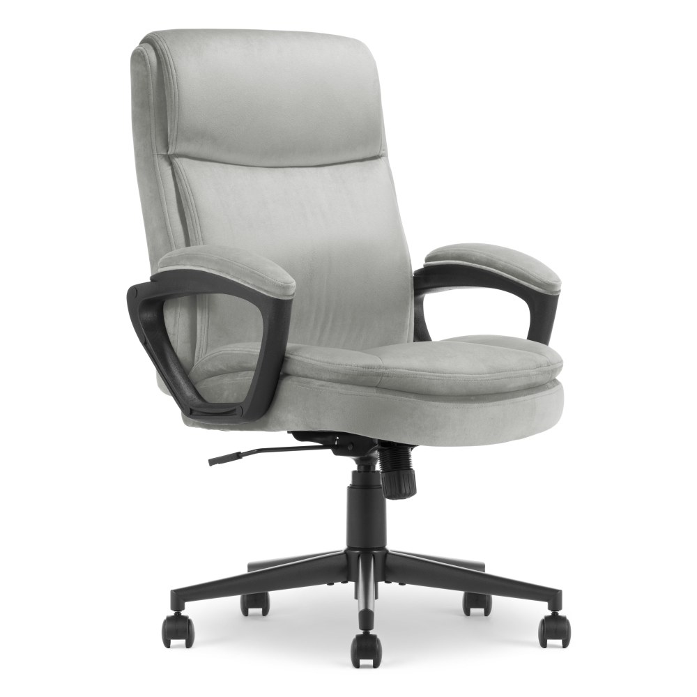 Serta® Comfort Ergo Ergonomic Velvet High-Back Executive Office