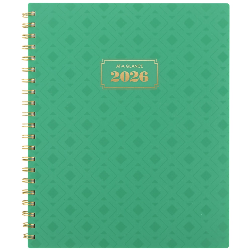 AT-A-GLANCE® BADGE 2026 Weekly Monthly Planner, Geo, Large,