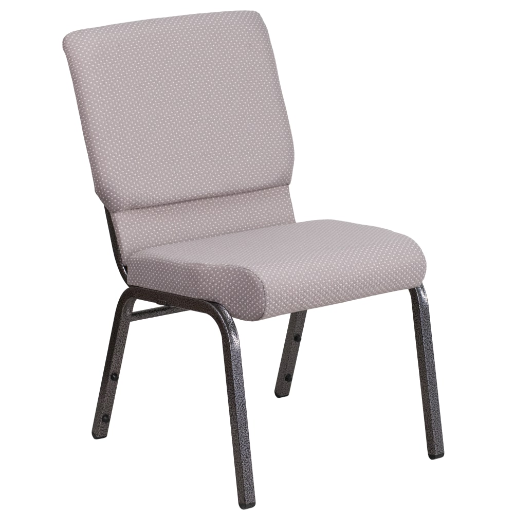 Flash Furniture HERCULES Series Stackable Church Chair, Gray
