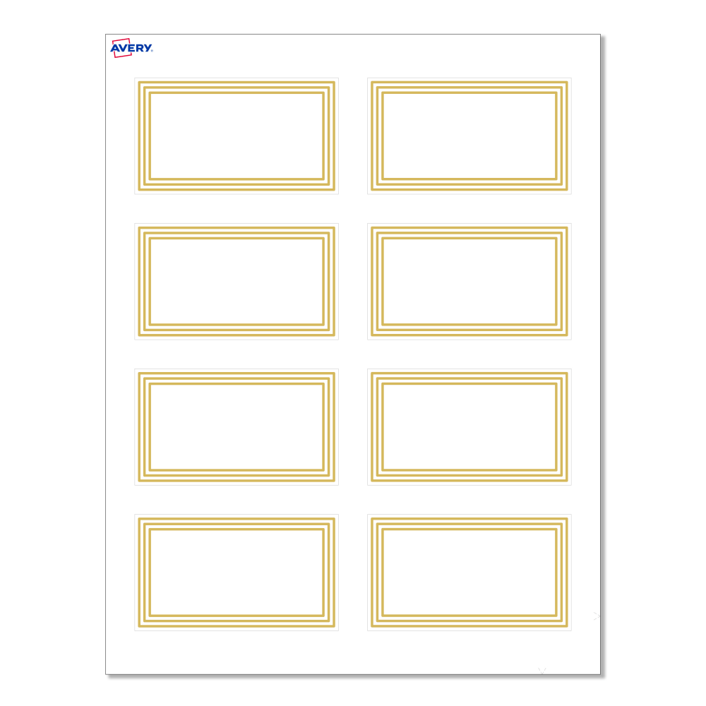 Avery® Print-To-The-Edge Cards With Sure Feed®, S00-D1A-PRMWC10,