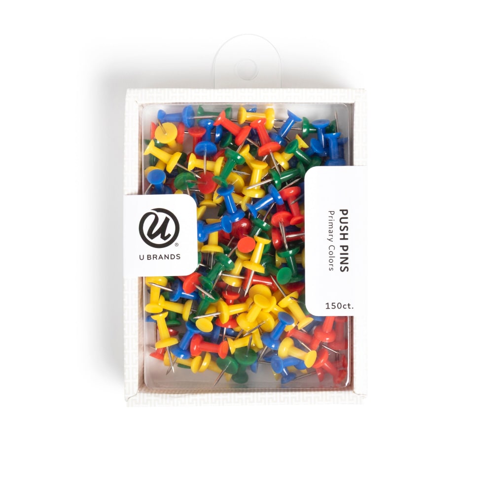 U Brands® Standard Push Pins, Teacher, Set Of