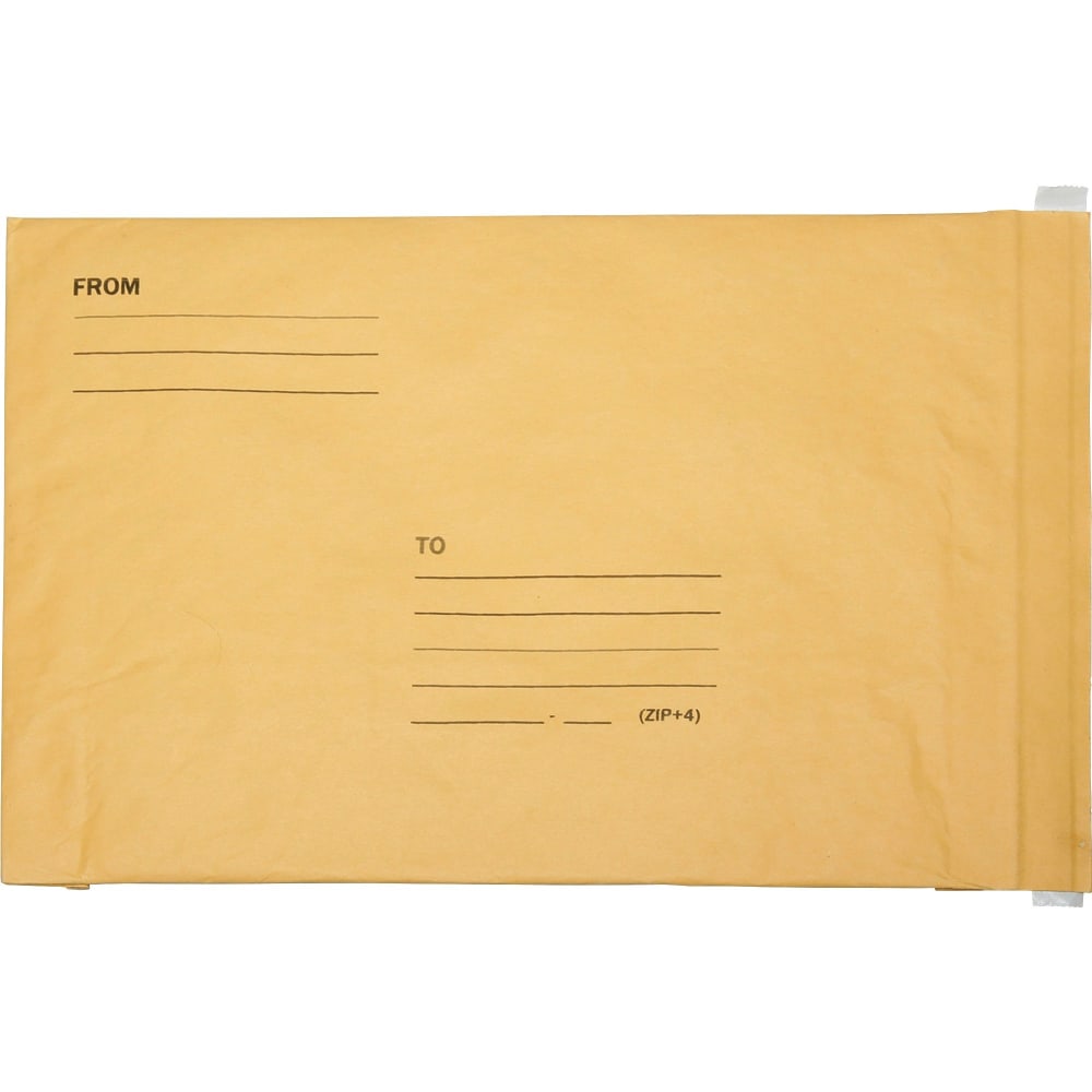 SKILCRAFT® Kraft Lightweight Cushioned Mailers, 10 1/2" x