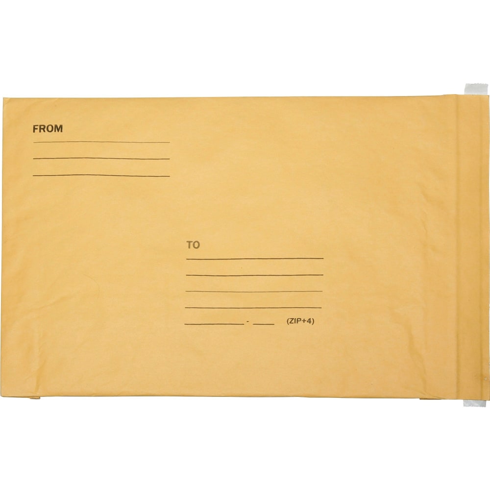 SKILCRAFT® Kraft Lightweight Cushioned Mailers, 14 1/4" x