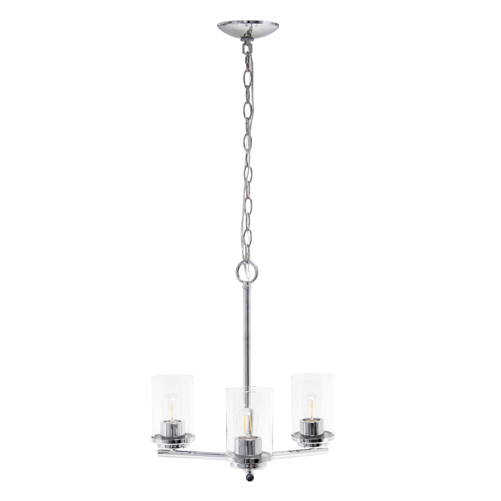 Lalia Home 3-Light Glass And Metal Hanging Pendant