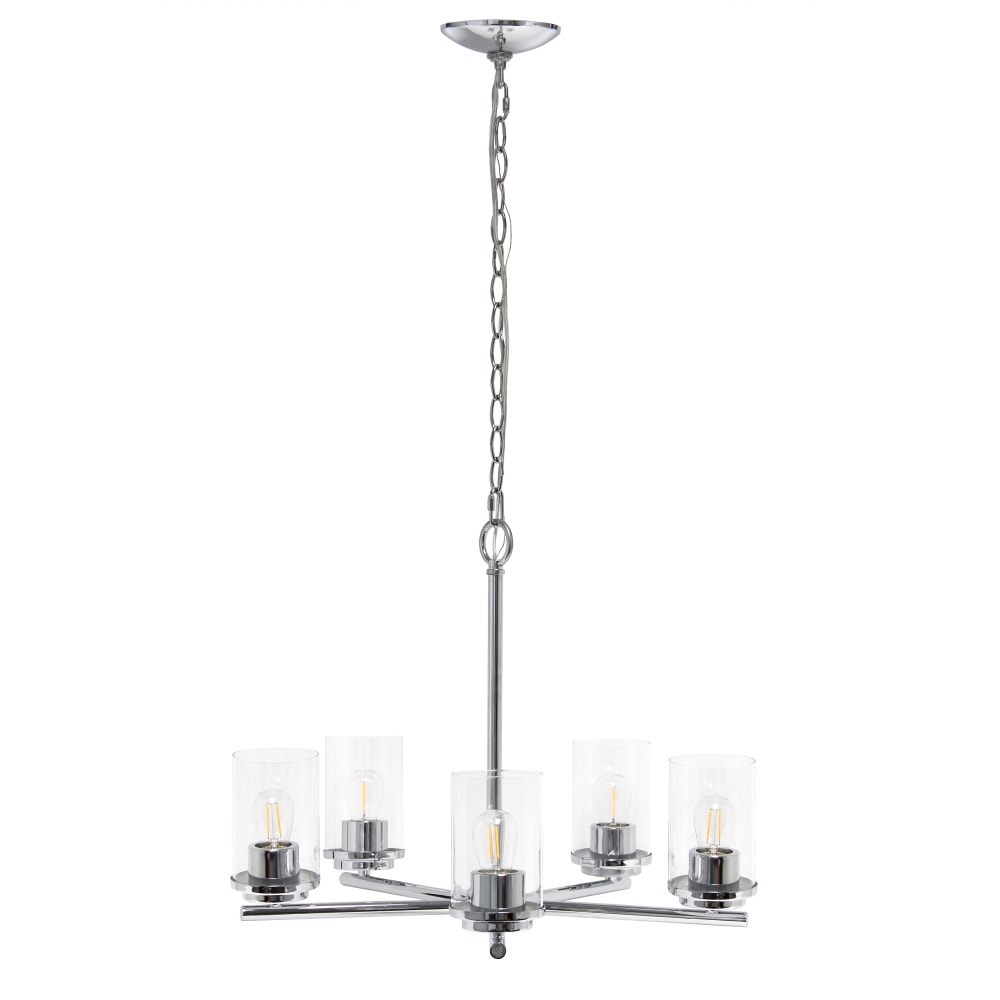 Lalia Home 5-Light Glass And Metal Hanging Pendant