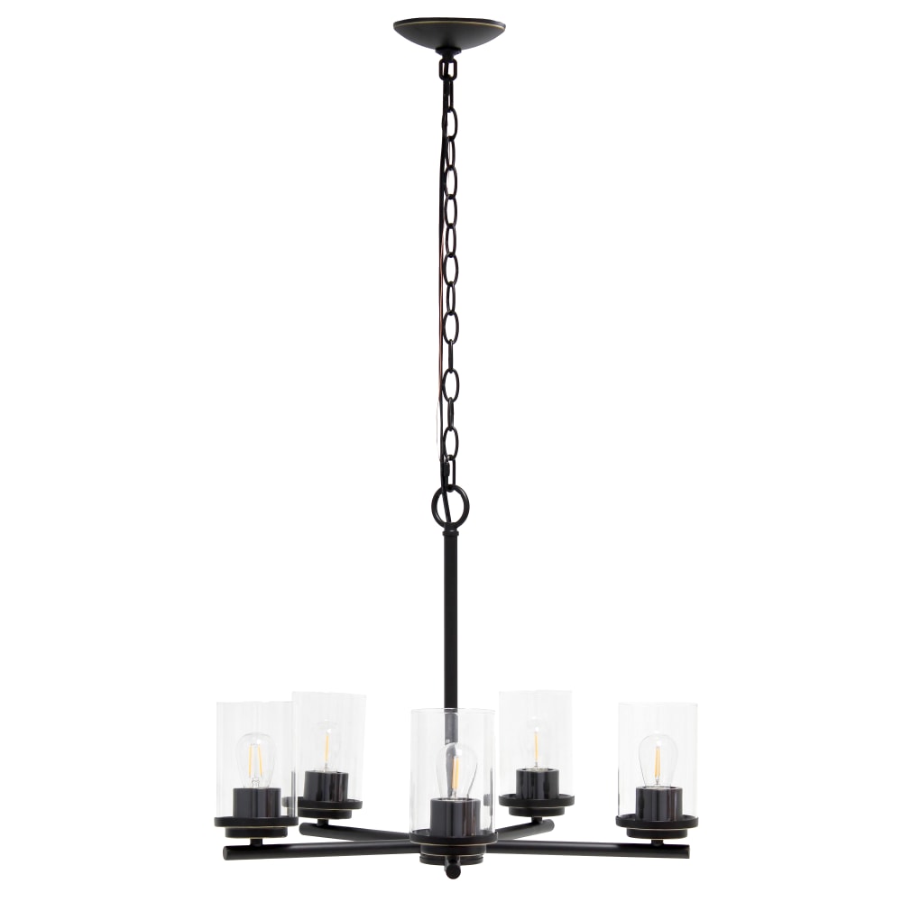 Lalia Home 5-Light Glass And Metal Hanging Pendant