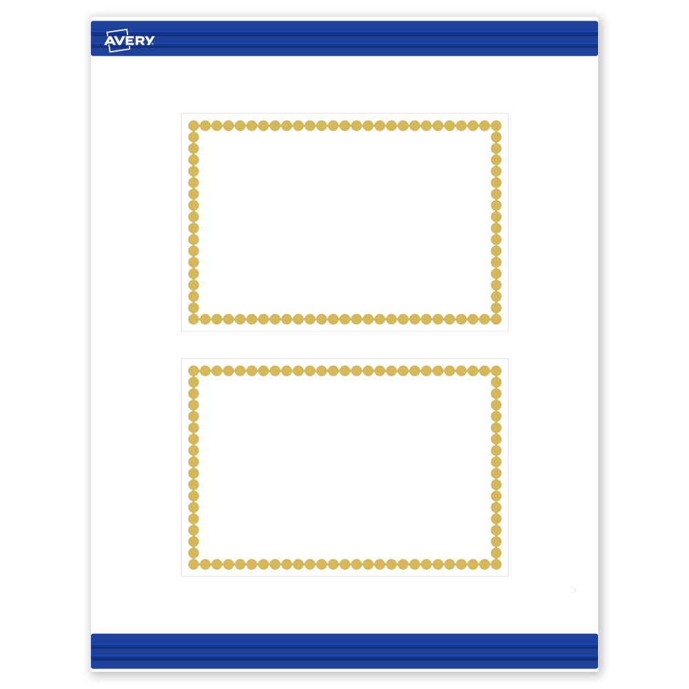 Avery® Print-To-The-Edge Postcards With Sure Feed® Technology,