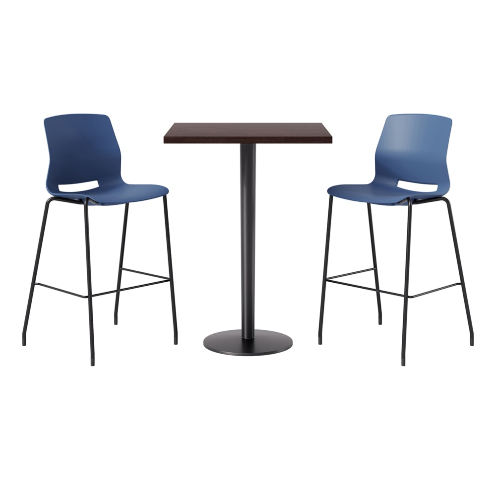 KFI Studios Proof Bistro Square Pedestal Table With