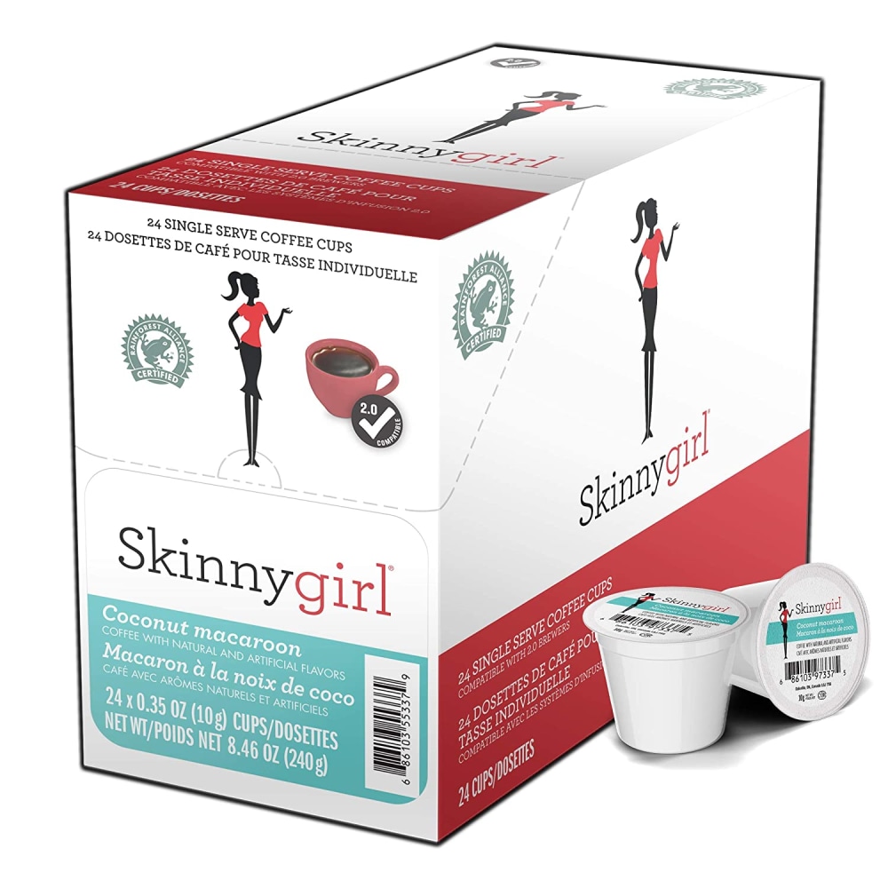 Skinnygirl Single-Serve K-Cup Coffee, Coconut Macaroon Medium