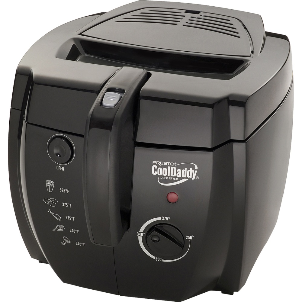 Presto® CoolDaddy 2.01-Quart Deep Fryer, Black