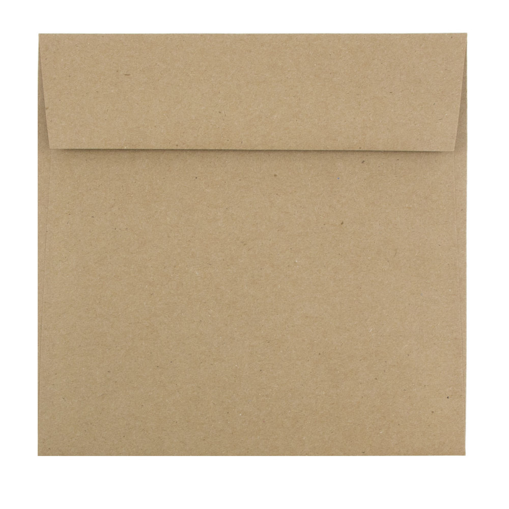JAM Paper® Square Envelopes, 6-1/2" x 6-1/2", Peel