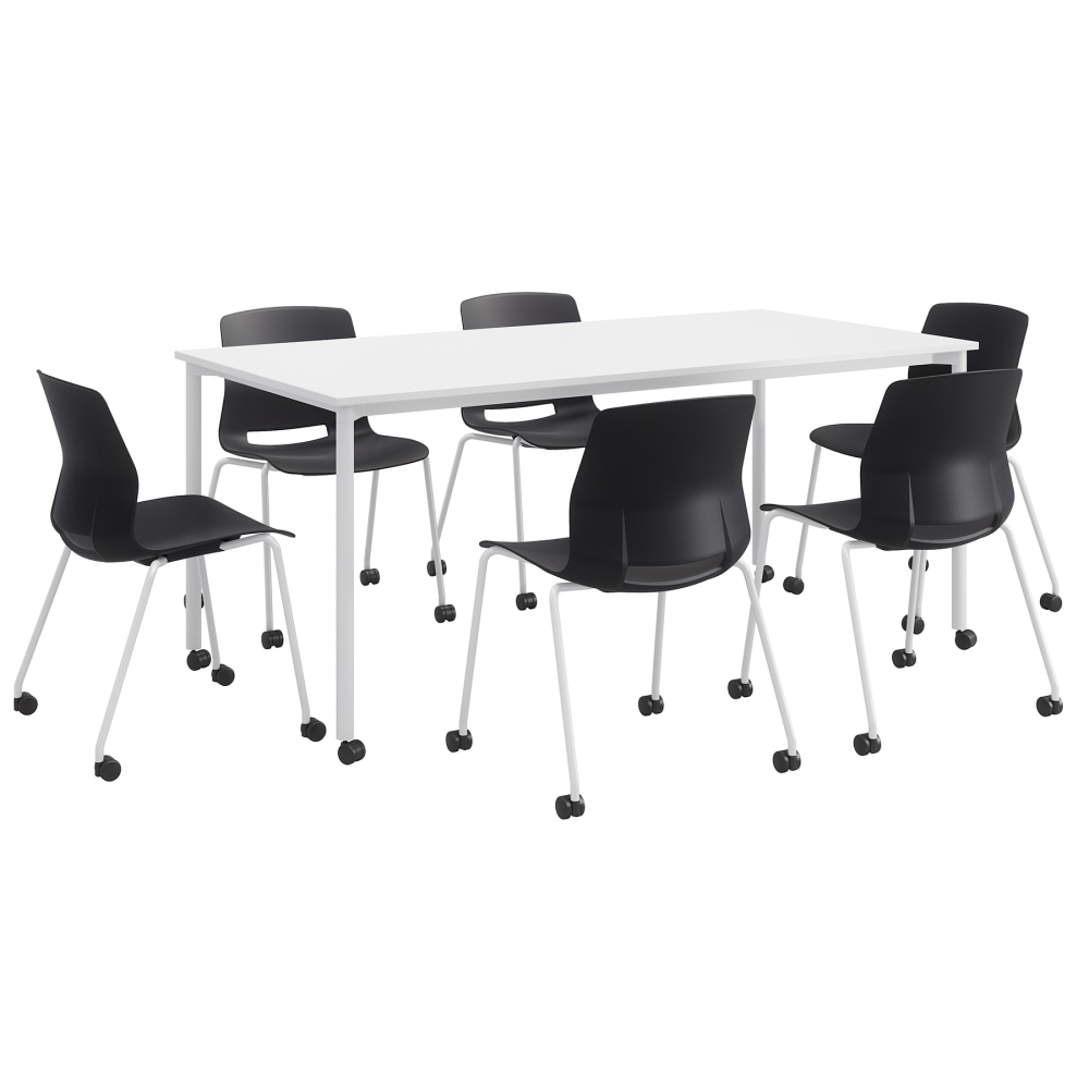 KFI Studios Dailey Table Set With 6 Caster