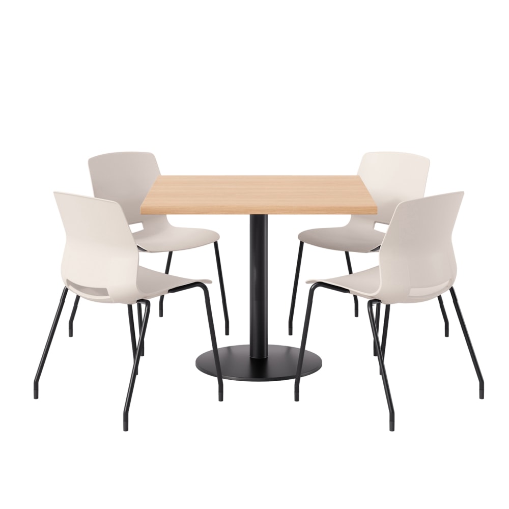 KFI Studios Proof Cafe Pedestal Table With Imme