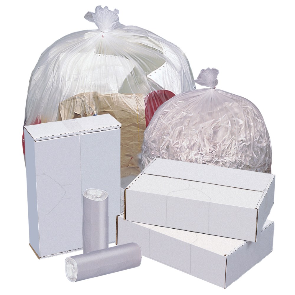 Highmark™ High-Density Can Liners, 14 Mic, 60 Gallons,