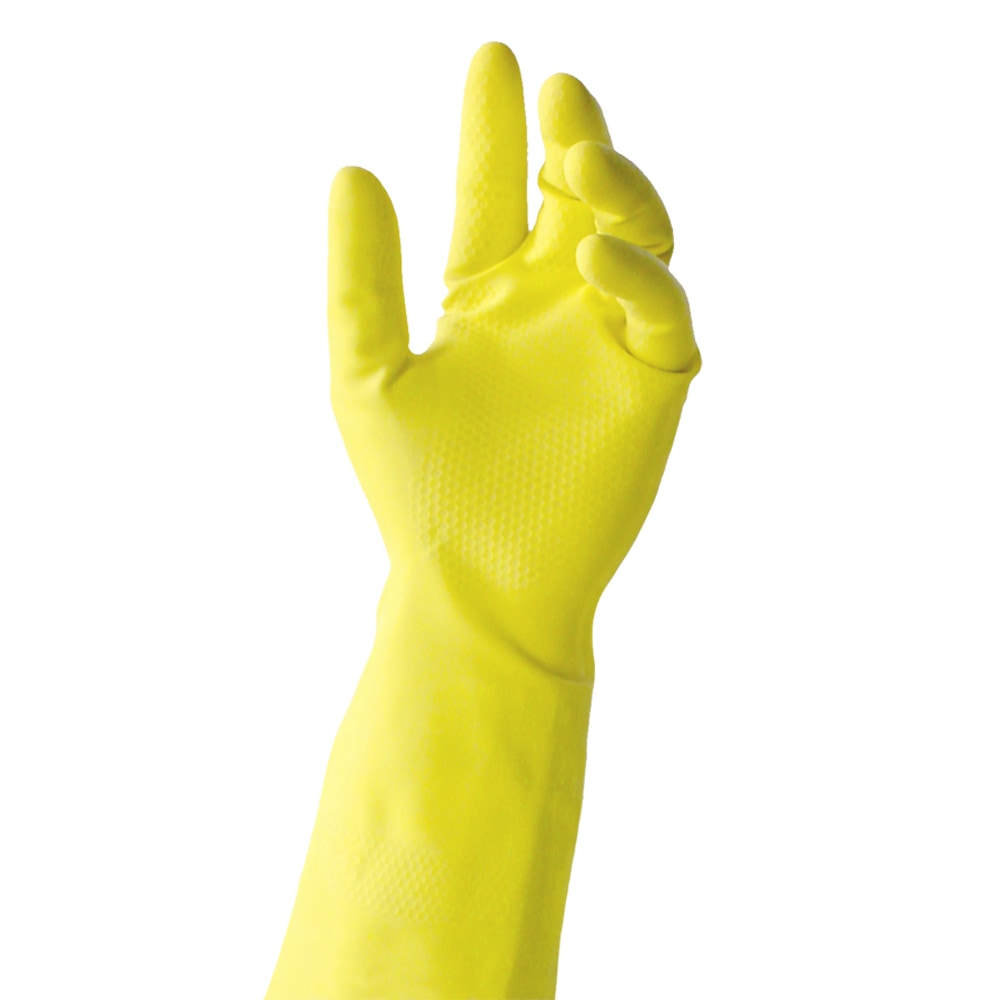 Tronex Extra-Strength Multipurpose Flock-Lined Latex Gloves,