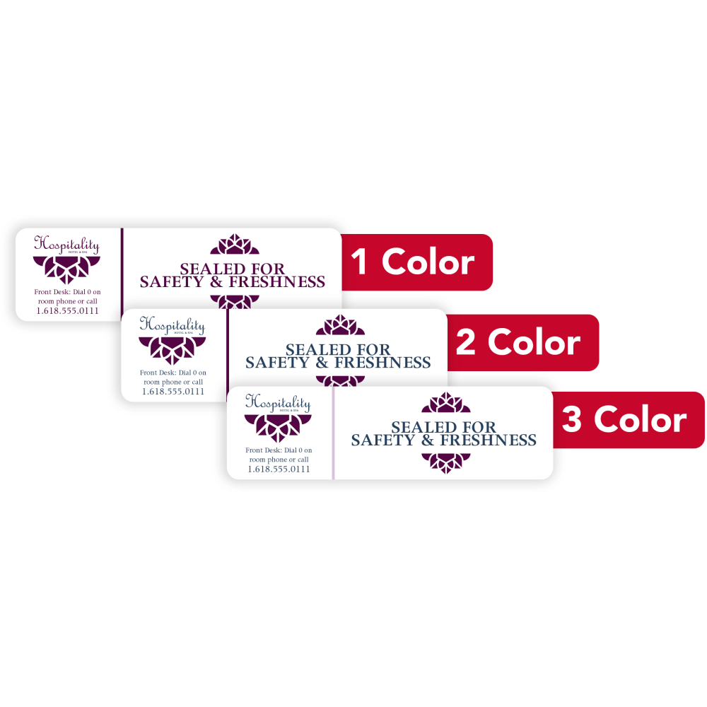 Custom 1, 2 Or 3 Color Printed Labels/Stickers,