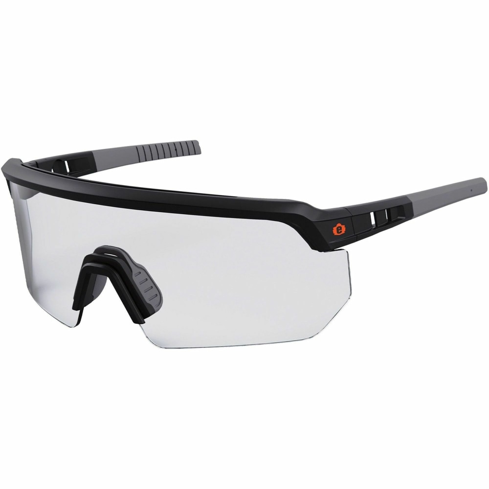 Ergodyne Safety Glasses, BK, Clear