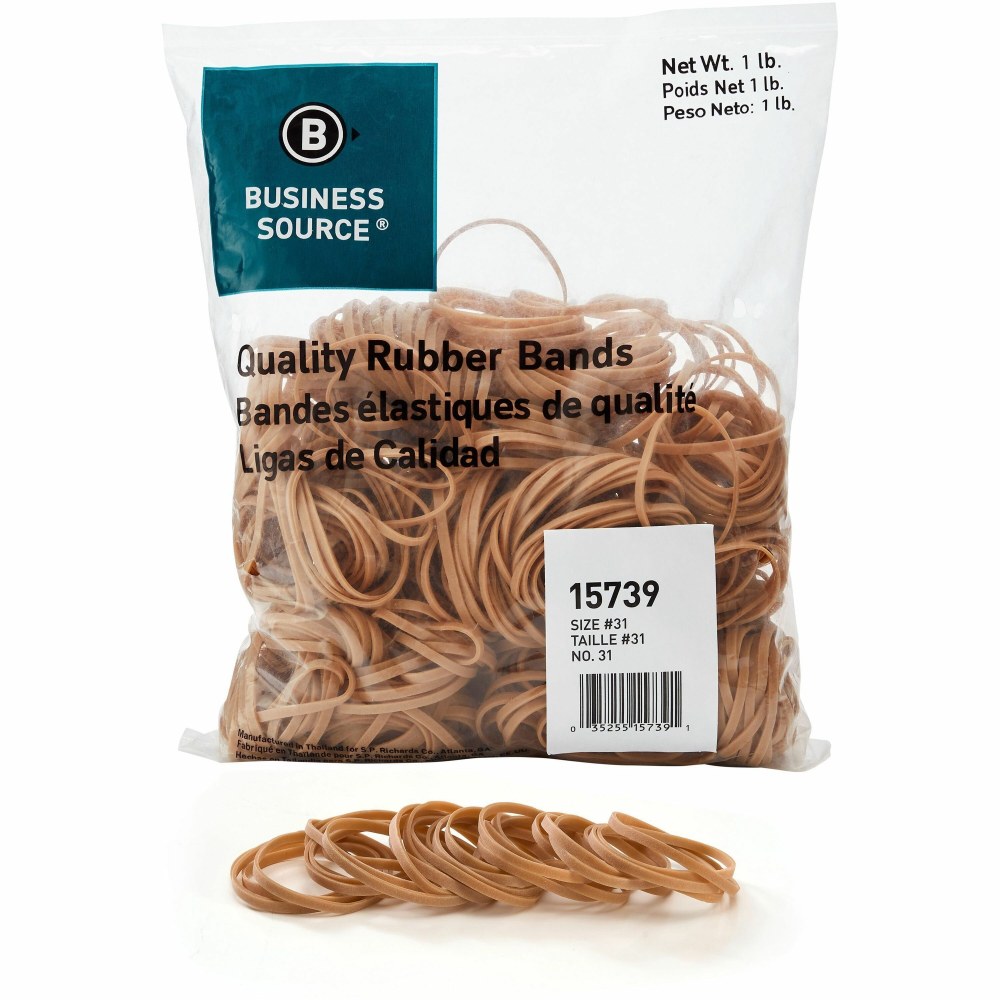 Business Source Quality Rubber Bands - Size: #31