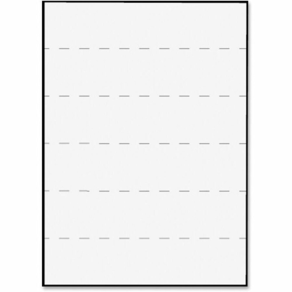Tabbies® Permanent Transcription Label Sheets, Ruled, TAB59531,