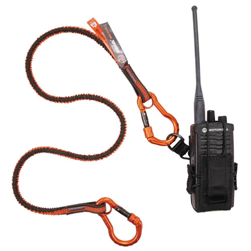 Ergodyne Squids 3772 Radio Holster Trap, Large, Black