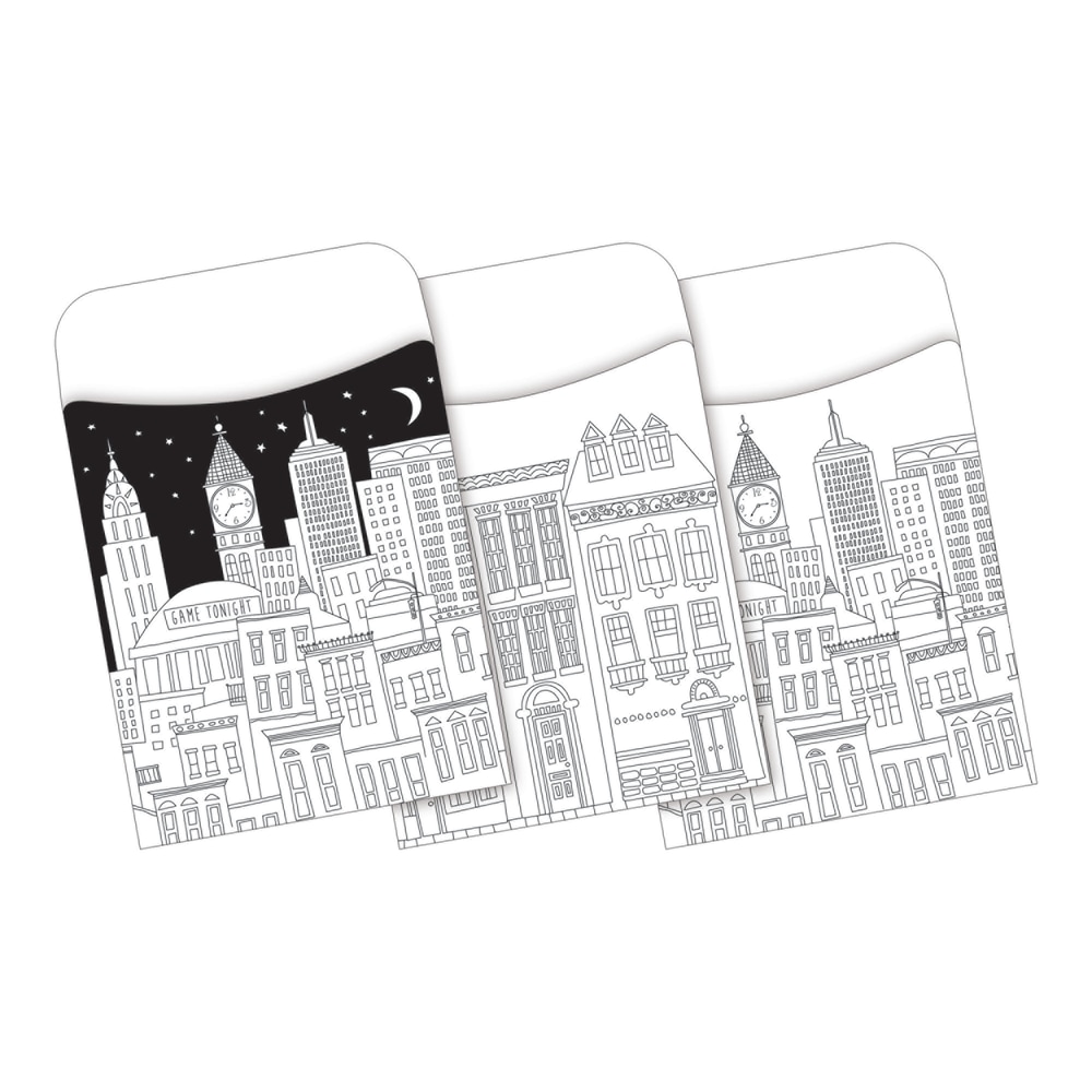 Barker Creek Peel & Stick Library Pockets, Color