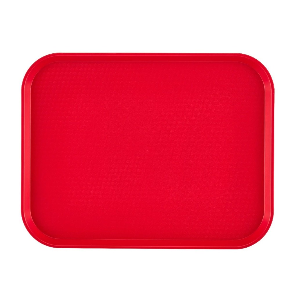 Cambro Fast Food Trays, 10" x 14", Red,