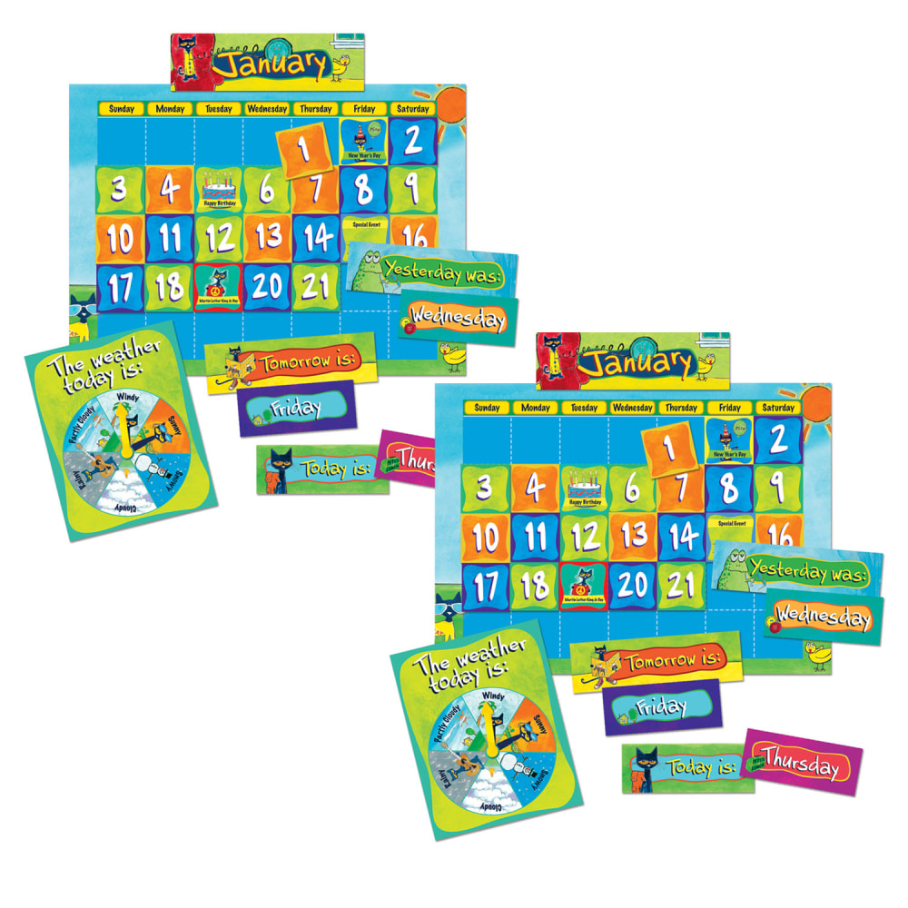 Edupress Pete The Cat Calendar Kits, Multicolor, Set