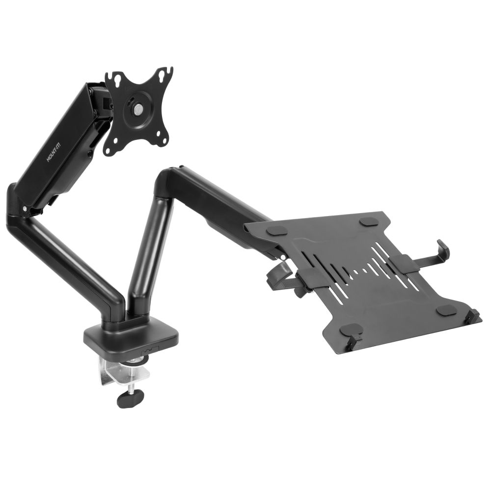 Mount-It! Height Adjustable Laptop Desk Mount, Black, MI6352LTMN