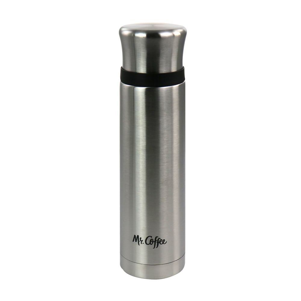 Mr. Coffee Stainless-Steel Thermal Travel Bottle, 23 Oz,