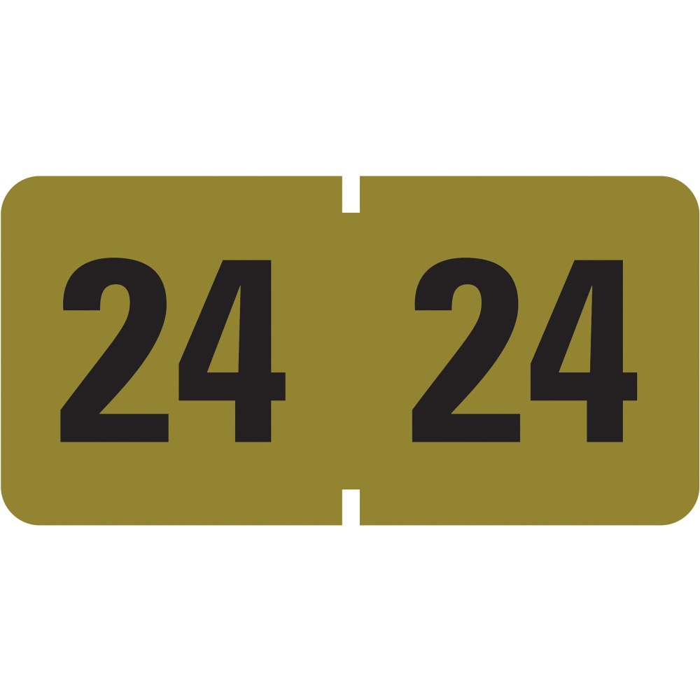 Smead® ETYJ Color-Coded Year Labels, SMD68324, 3/4" x