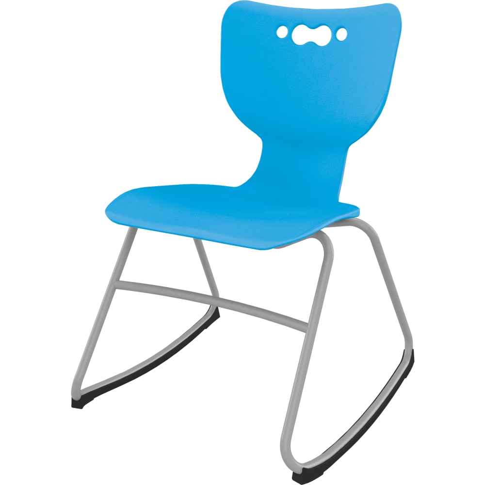 MooreCo Hierarchy Armless Rocker Chair, 16", Blue