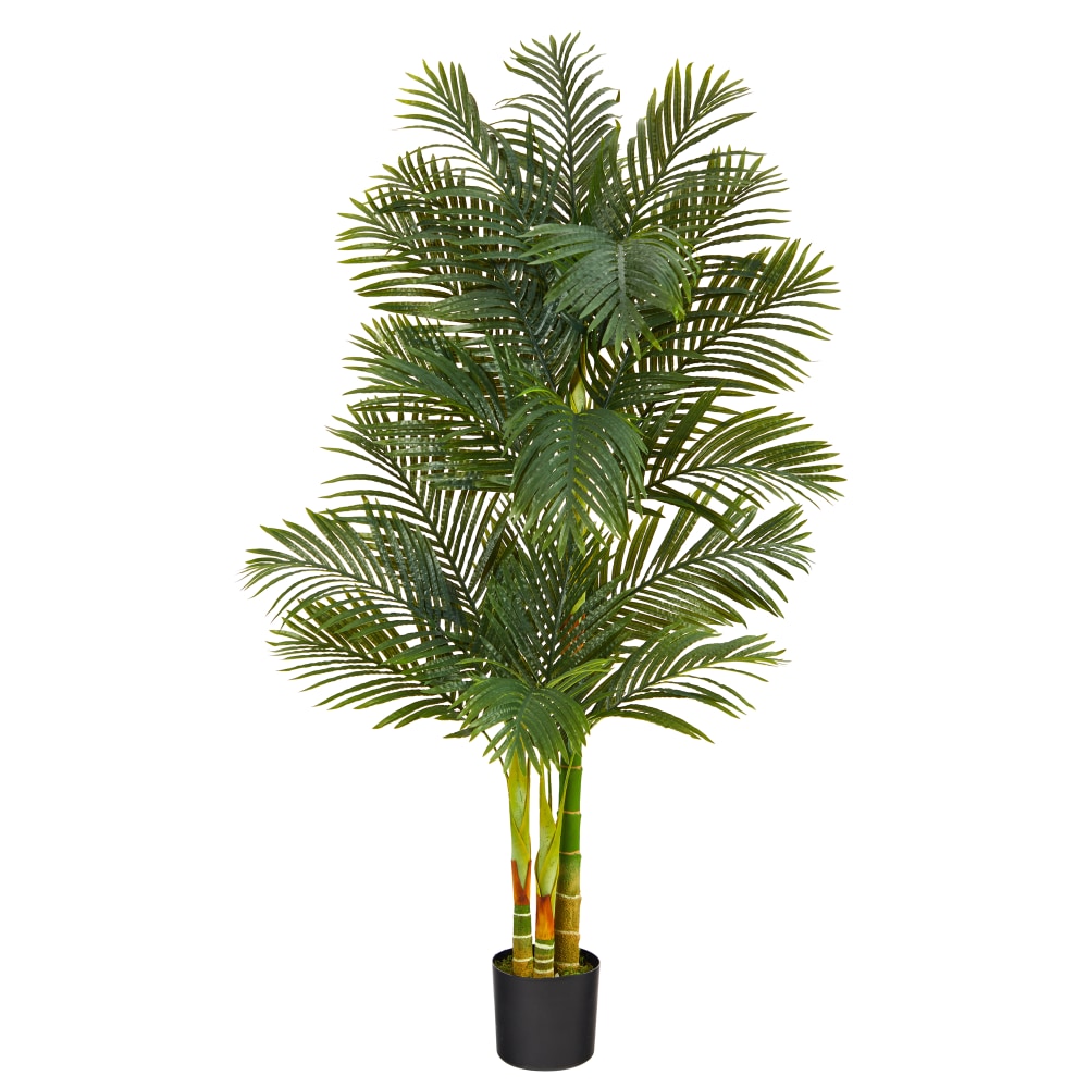 Nearly Natural Golden Cane Palm 72”H Artificial Plant