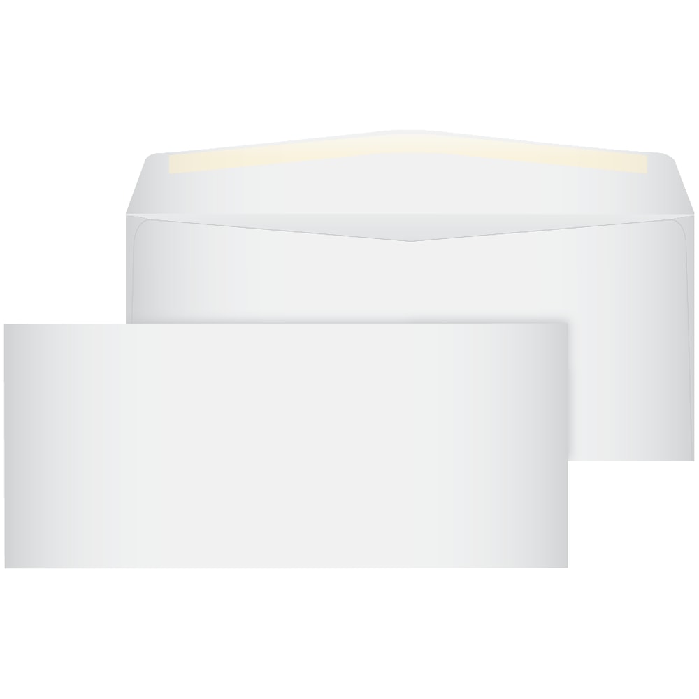 Quality Park® #10 Business Envelopes, Gummed Seal, White,