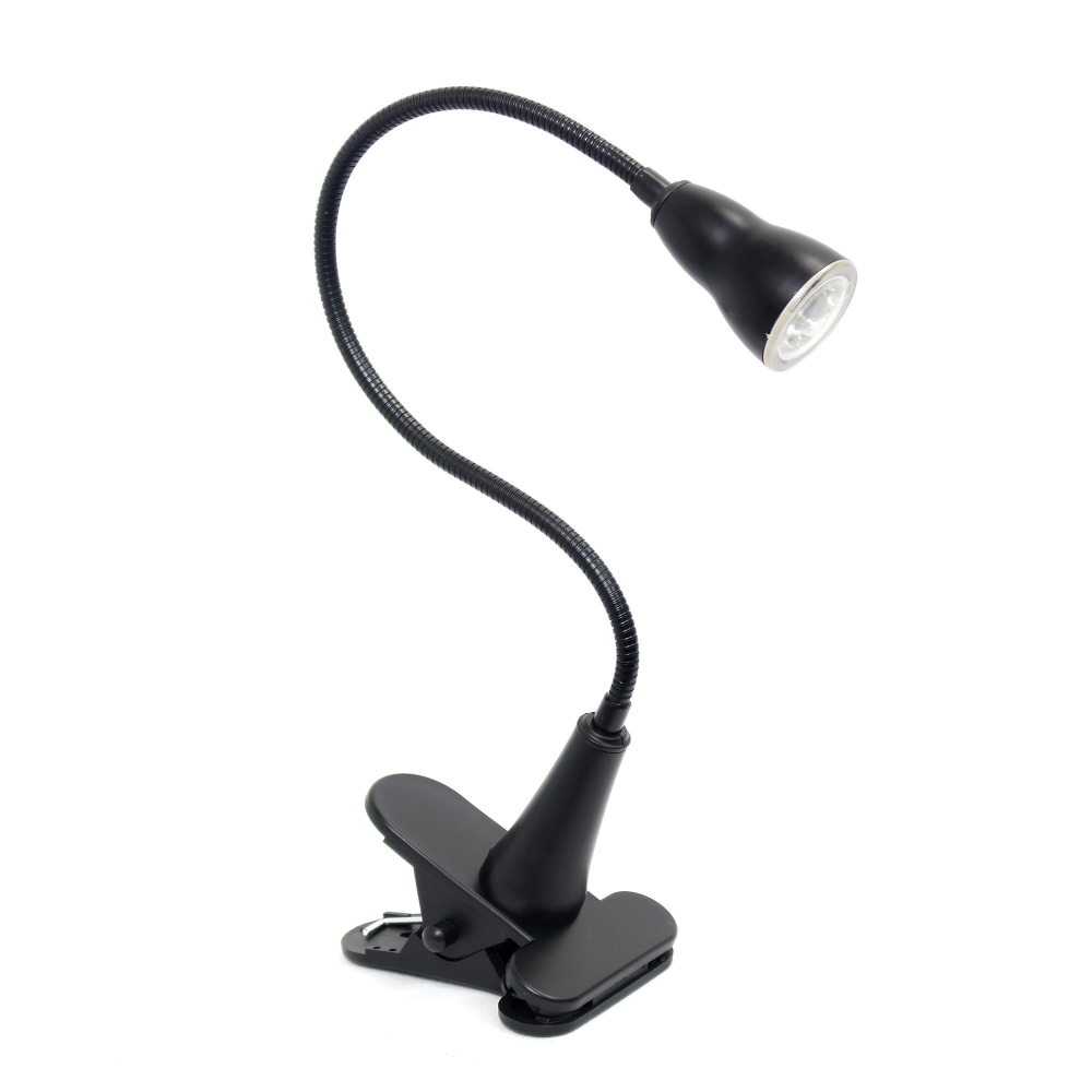 Simple Designs LED Gooseneck Clip Light Desk Lamp,