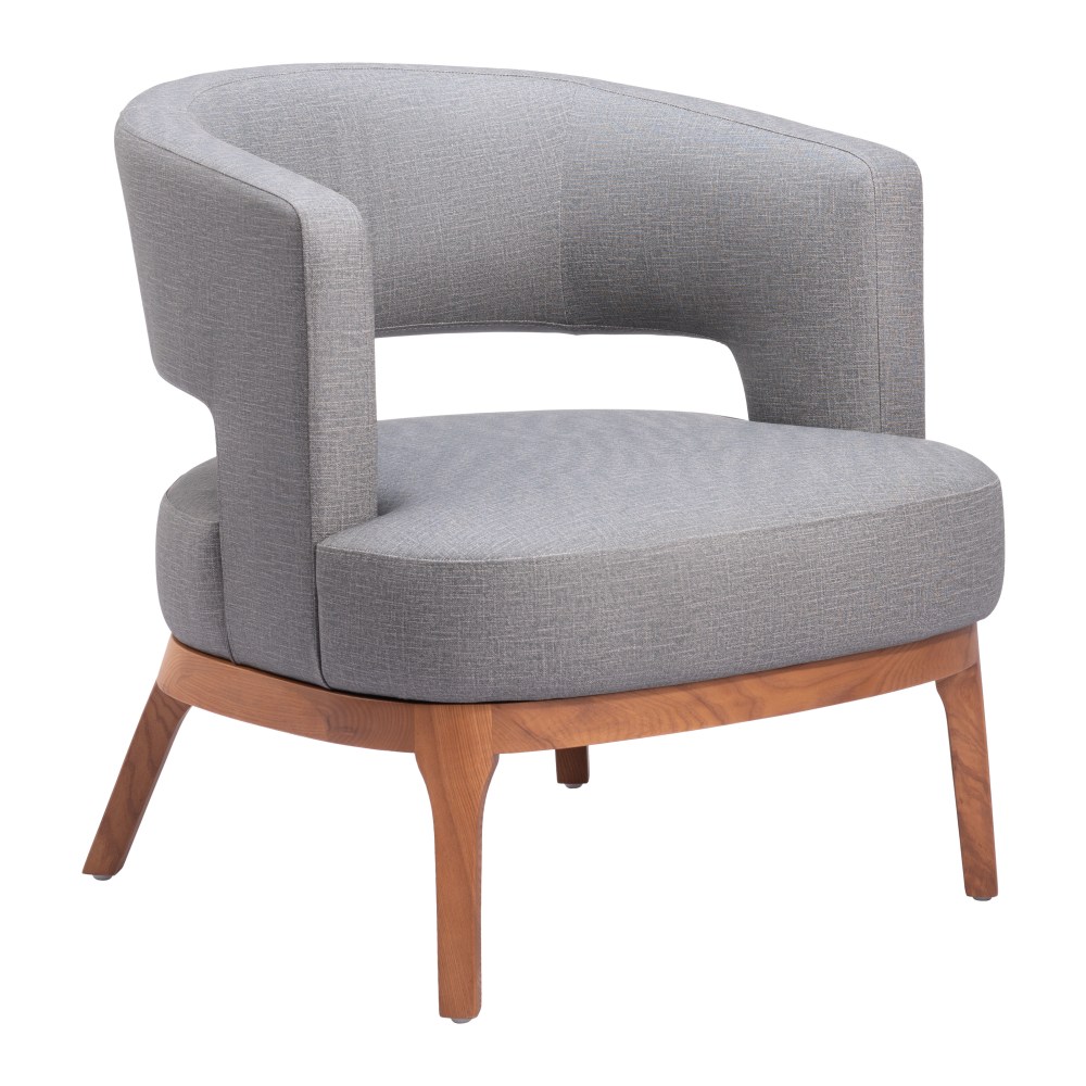 Zuo Penryn Accent Chair, Slate Gray