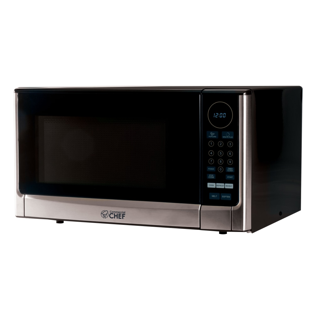 Commercial Chef 1.4 Cu. Ft. Counter-Top Microwave, Silver