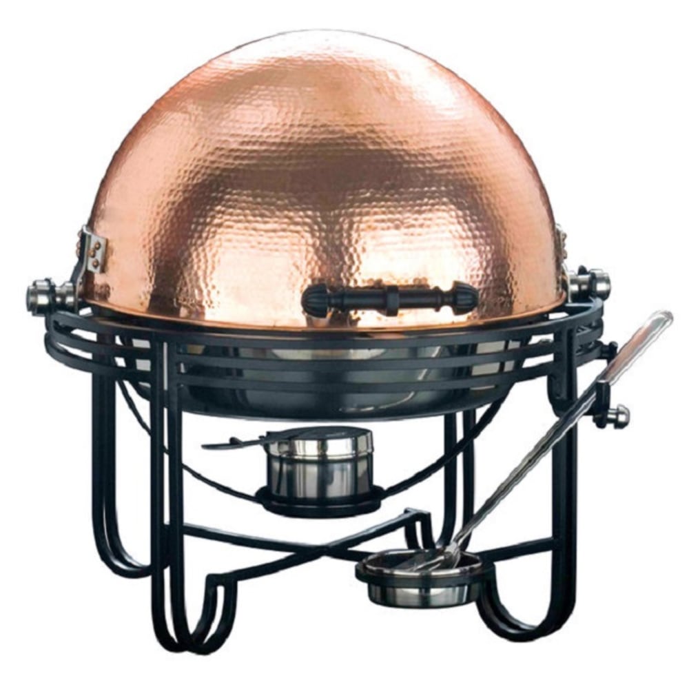 American Metalcraft Roll-Top Chafer With Cover, Round, 6