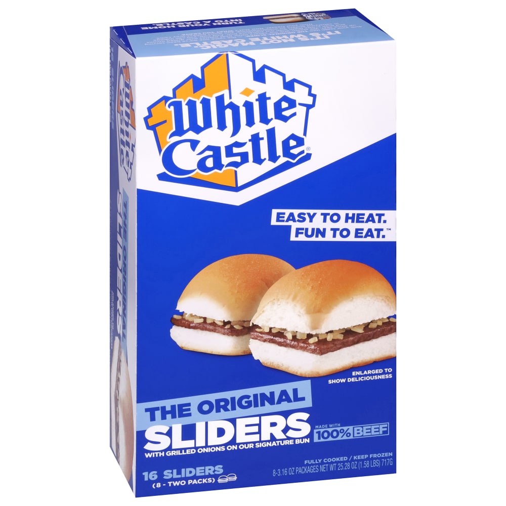 White Castle Individually Wrapped Original Hamburger Sliders,