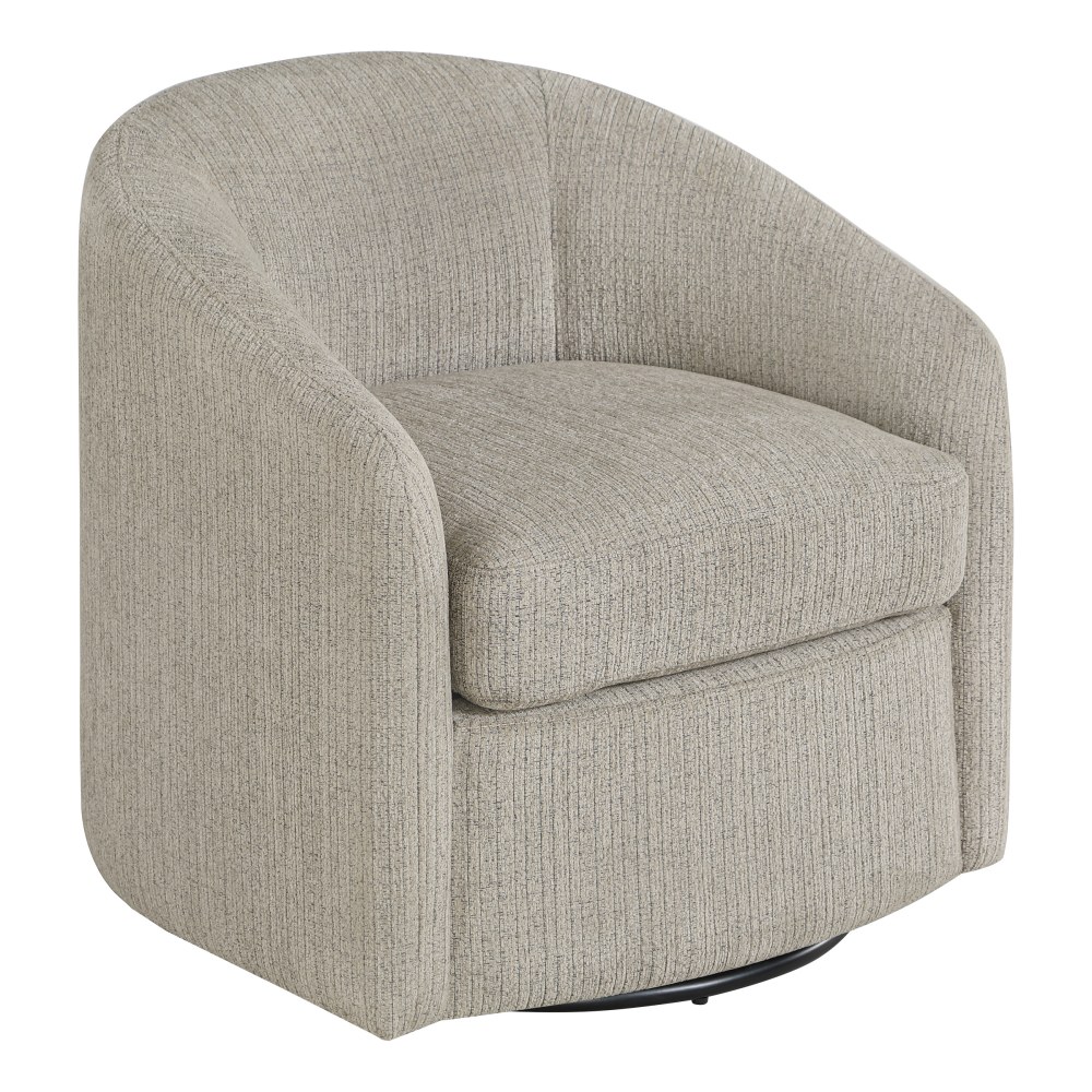 Office Star Bella Fabric Swivel Accent Chair, Marble