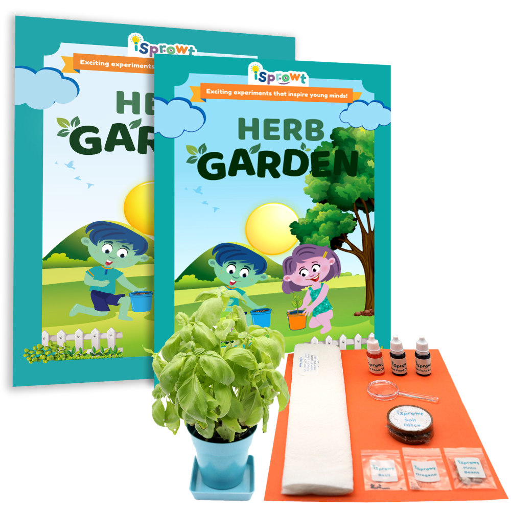 iSprowt STEM Science Class Kits, Herb Garden, Pack