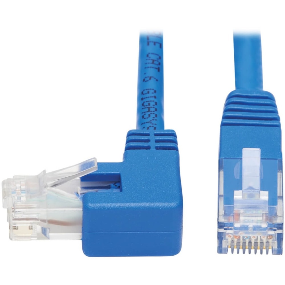 Tripp Lite N204-015-BL-LA Left-Angle Cat6 Ethernet Cable -