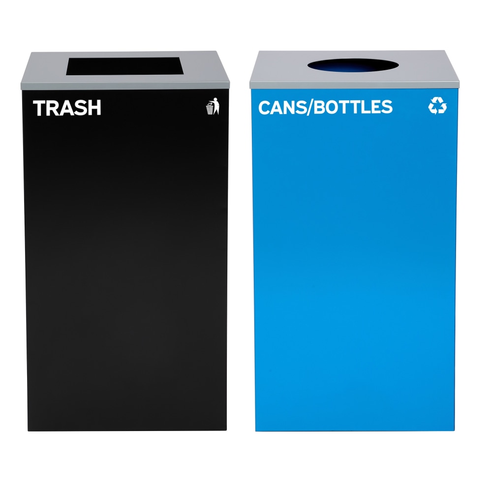 Alpine Industries Stainless-Steel Open Top Cans/Bottles Recycling