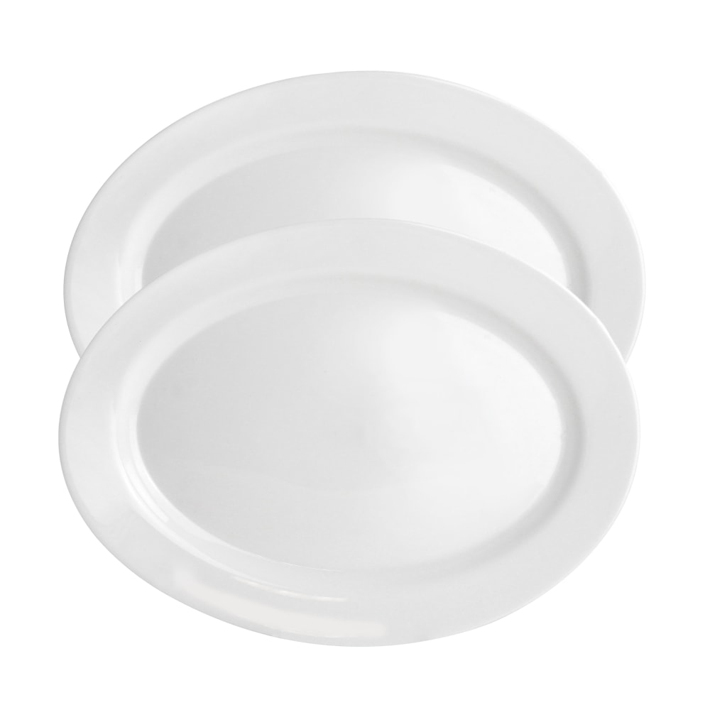 Ultra by Gibson White Shadow 2-Piece Oval Tempered