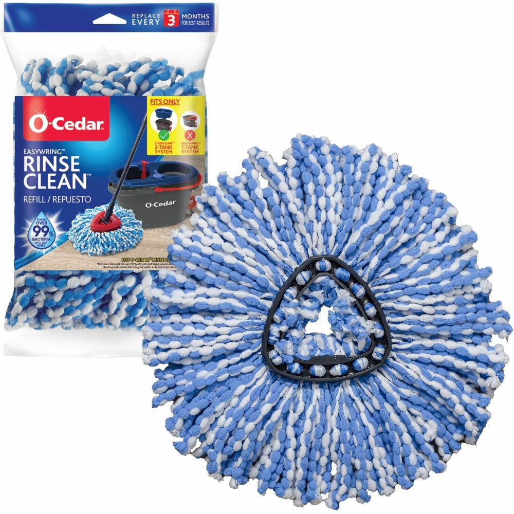 O-Cedar EasyWring Rinse Clean Mop Refill - MicroFiber